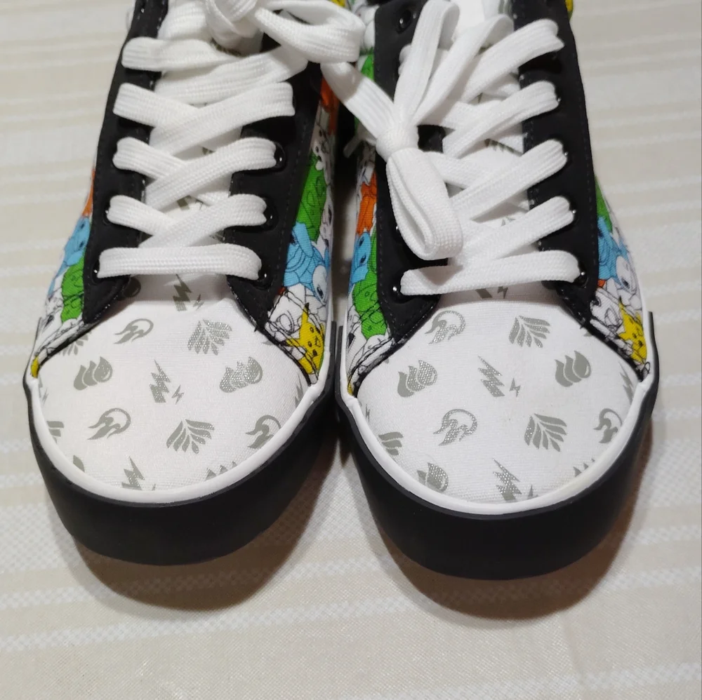 Pokemon Ground Up Men's  Lace-Up Sneakers Shoes